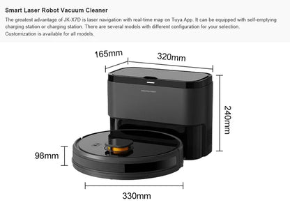 Purerobo X7-D LDS Robot Vacuum Cleaner – Auto Emptying