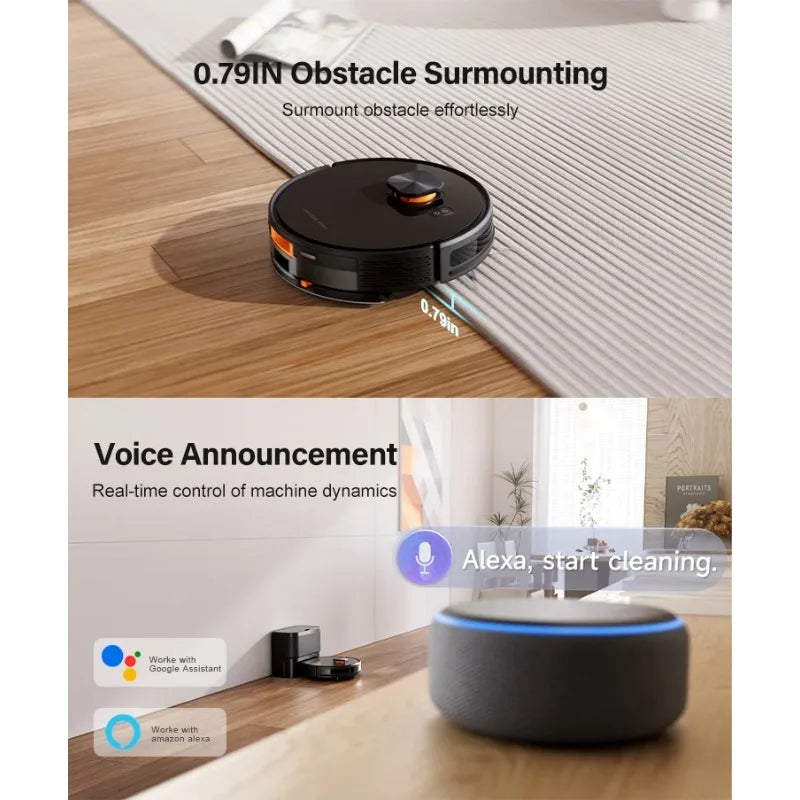 Purerobo X7-D LDS Robot Vacuum Cleaner – Auto Emptying