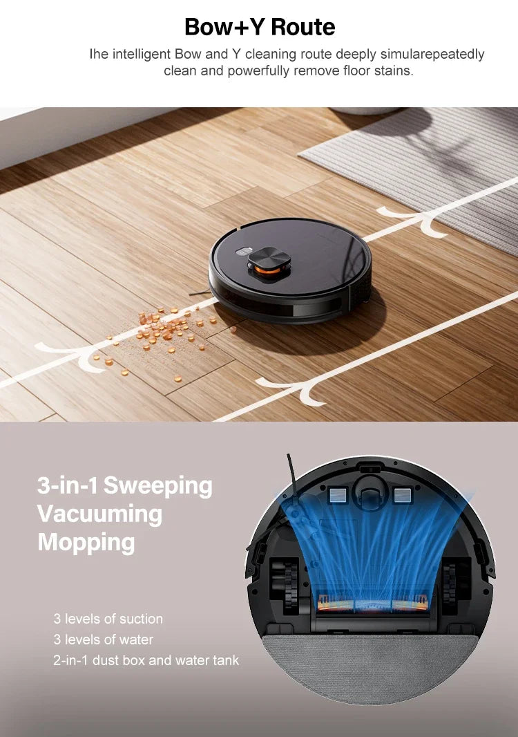 Purerobo X7-D LDS Robot Vacuum Cleaner – Auto Emptying