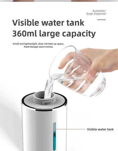 Touchless Automatic Soap Dispenser – 400ml Foam Dispenser with Type-C Charging