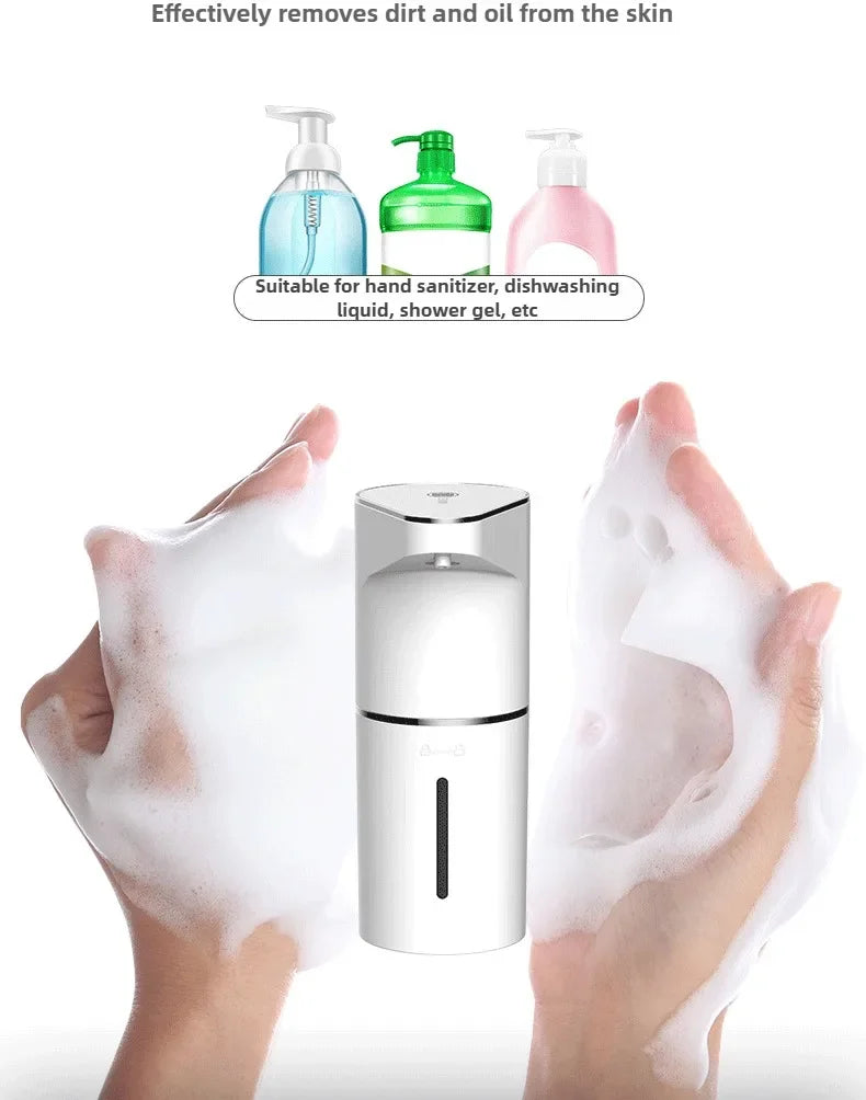 Touchless Automatic Soap Dispenser – 400ml Foam Dispenser with Type-C Charging