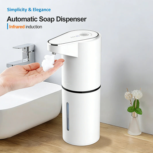 Touchless Automatic Soap Dispenser – 400ml Foam Dispenser with Type-C Charging