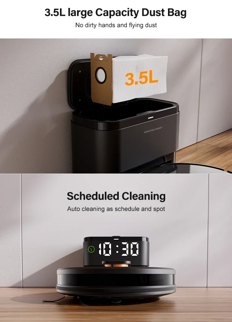 Purerobo X7-D LDS Robot Vacuum Cleaner – Auto Emptying