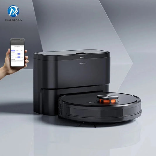 Purerobo X7-D LDS Robot Vacuum Cleaner – Auto Emptying, WiFi & Tuya Smart Home Compatible